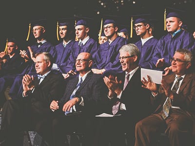Men Graduating